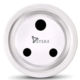 Syska SSK-MWP-002 ABS Smart Wi-Fi Enabled Plug (White)