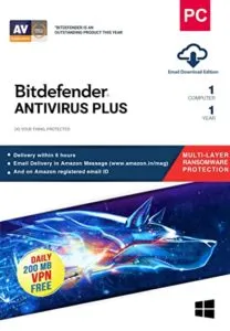 BitDefender Antivirus Plus Latest Version with Ransomware Rs 99 amazon dealnloot