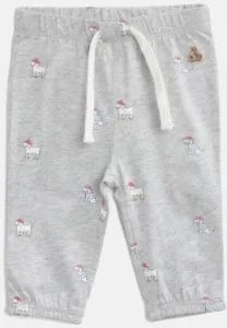 GAP Baby Boy Grey Melange Brannan Bear Pull-On Pants