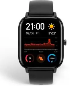 Huami Amazfit GTS Smartwatch Black Strap Regular Rs 8999 flipkart dealnloot