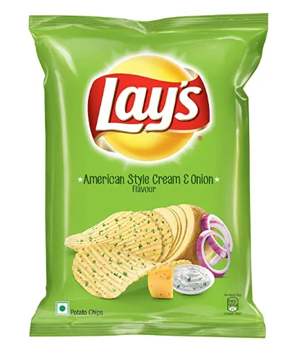 Lay's Potato Chips - American Style Cream & Onion - 167 g Pack