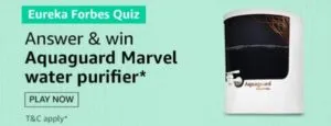 Amazon Eureka Forbes Quiz Win Purifier