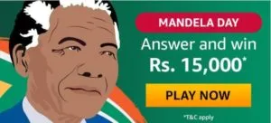 Amazon Mandela Day Quiz Answers