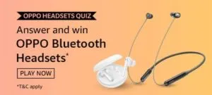 Amazon Oppo Headsets Quiz Answers