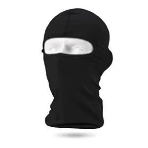 Autokraftz Full_Balaclava_BLK Polyester Bike Riding Full Face Rs 77 amazon dealnloot