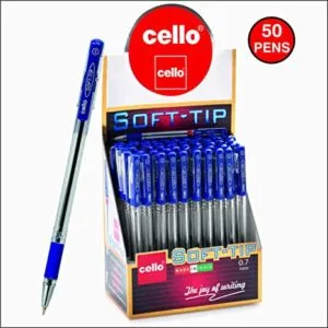 Cello Soft Tip Ballpen Pack of 50 Rs 284 amazon dealnloot