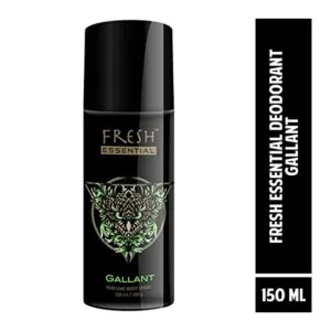 Fresh Essential Deodorant Gallant 150 ml Rs 79 amazon dealnloot