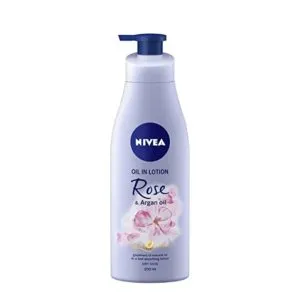 NIVEA Body Lotion Oil in Lotion Rose Rs 140 amazon dealnloot