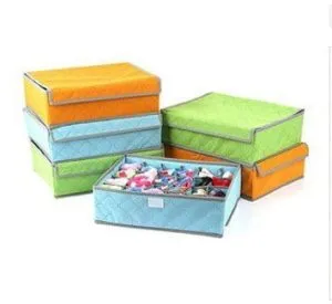 PAffy Fabric Foldable Storage Box with Cover Rs 388 amazon dealnloot