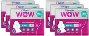 Vwash WOW Maxi Napkin L 5 30 Sanitary Pad