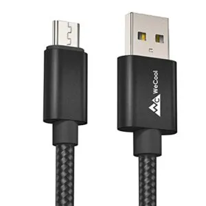 WeCool Nylon Braided Unbreakable Fast Charging Cable Rs 149 amazon dealnloot