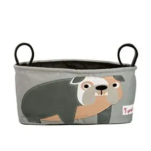 3 Sprouts Stroller Organizer Bulldog Grey Rs 300 amazon dealnloot