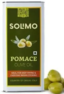 Amazon Brand - Solimo Pomace Olive Oil, 5l