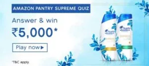 Amazon Pantry Supreme Quiz Answers