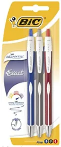 Bic Atlantis Exact Ball Pen Set - Pack of 3