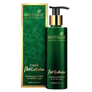 Biotique Clean Bxl Cellular Cleansing Solution 200ml Rs 237 amazon dealnloot