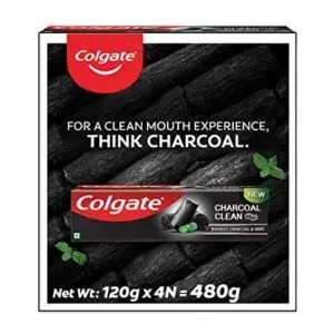 Colgate Charcoal Clean Toothpaste Black Gel Paste Rs 218 amazon dealnloot