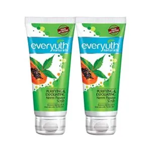 Everyuth Naturals Purifying Exfoliating Neem Papaya Scrub Rs 156 amazon dealnloot