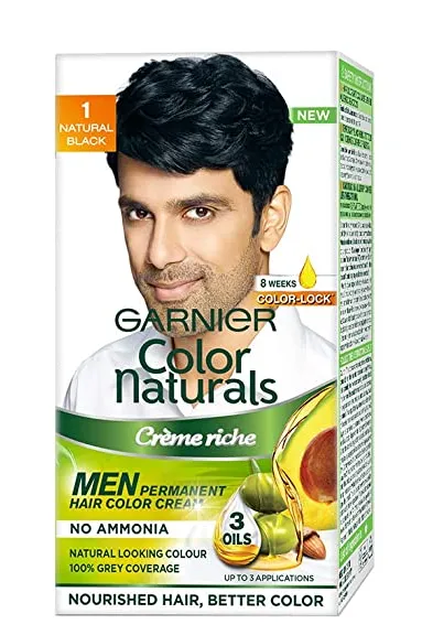 Garnier Color Naturals Men, Natural Black, 30ml+30gm