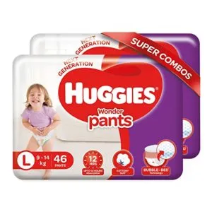 Huggies Wonder Pants Large Size Diapers Combo Rs 699 amazon dealnloot