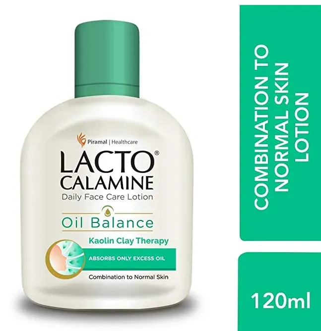 Lacto Calamine Face Lotion for Oil Balance - Combination to Normal Skin - 120 ml