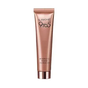 Lakme 9to5 Weightless Mousse Foundation Warm Mocha Rs 242 amazon dealnloot