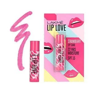 Lakme Lip Love Chapstick Strawberry 4 5g Rs 75 amazon dealnloot