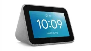 Lenovo Smart Clock with Google Assistant Grey Rs 2999 flipkart dealnloot