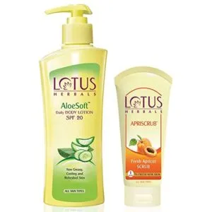 Lotus Herbals Aloesoft Daily Body Lotion 250ml Rs 138 amazon dealnloot