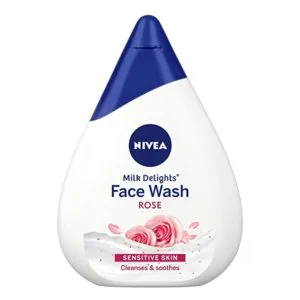 NIVEA Face Wash Milk Delights Caring Rosewater Rs 43 amazon dealnloot