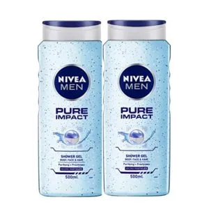 NIVEA Pure Impact Shower Gel 500ml Pack Rs 359 amazon dealnloot