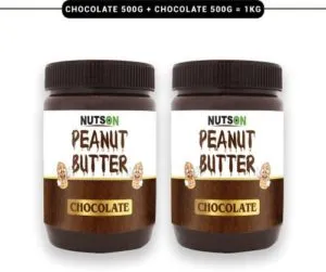 Nutson All Natural Chocolate Peanut Butter 500g Rs 229 flipkart dealnloot