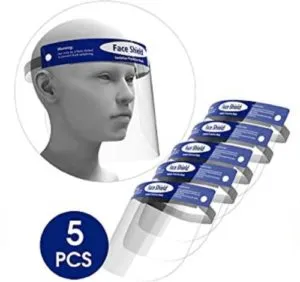 PRECLUSIVE 5 Face Shield Reusable Safety Face Rs 99 flipkart dealnloot