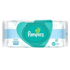 Pampers Fresh Clean Baby Wipes 64 Pieces Rs 94 amazon dealnloot