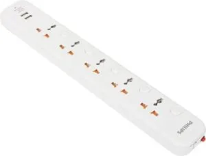 Philips SPN6358WD 5 Socket Extension Boards White Rs 899 flipkart dealnloot