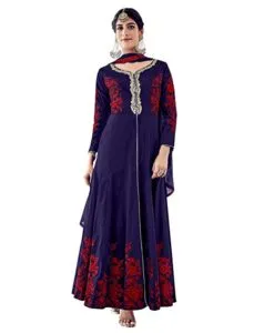 Pop Mantra Women s silk Anarkali Salwar Rs 528 amazon dealnloot