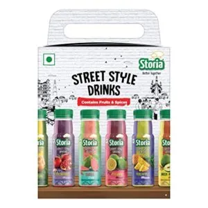 STORIA Assorted Pack of Street Style Drinks Rs 100 amazon dealnloot