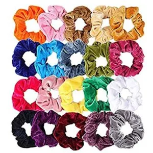 Smile n Style Essentials Multicolour Elastics Velvet Rs 81 amazon dealnloot