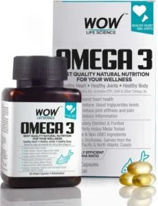 WOW Life Science Omega 3 Fish Oil Rs 539 flipkart dealnloot