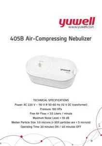 Yuwell 405B Compact Compressor Nebulizer White Rs 869 amazon dealnloot