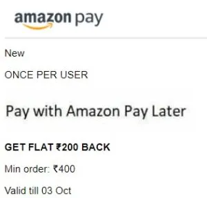 Amazon pay later