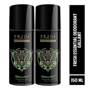 Fresh Essential Deodorant Gallant 150 ml Pack Rs 139 amazon dealnloot