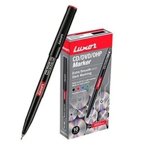 Luxor 1236 CD DVD OHP Marker Red Rs 70 amazon dealnloot