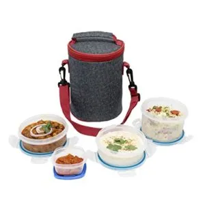 SimpArte Lock Seal Lunch Box with Insulated Rs 259 amazon dealnloot