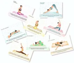 Sitting Position Self Adhesive Yoga Posters Paper Rs 199 flipkart dealnloot