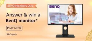 Amazon BenQ Monitors Quiz Answers