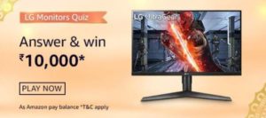 Amazon LG Monitor Quiz Answers