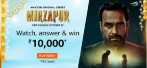 Amazon Mirzapur Quiz Answers