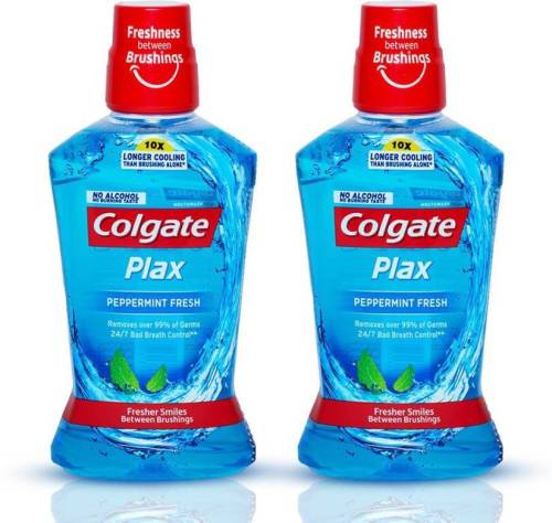 Colgate-Plax-Peppermint-Fresh-Mouthwash-500-ml-Rs-276-flipkart ...