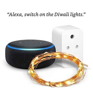 Echo Dot Black combo with Amazon Smart Rs 2949 amazon dealnloot